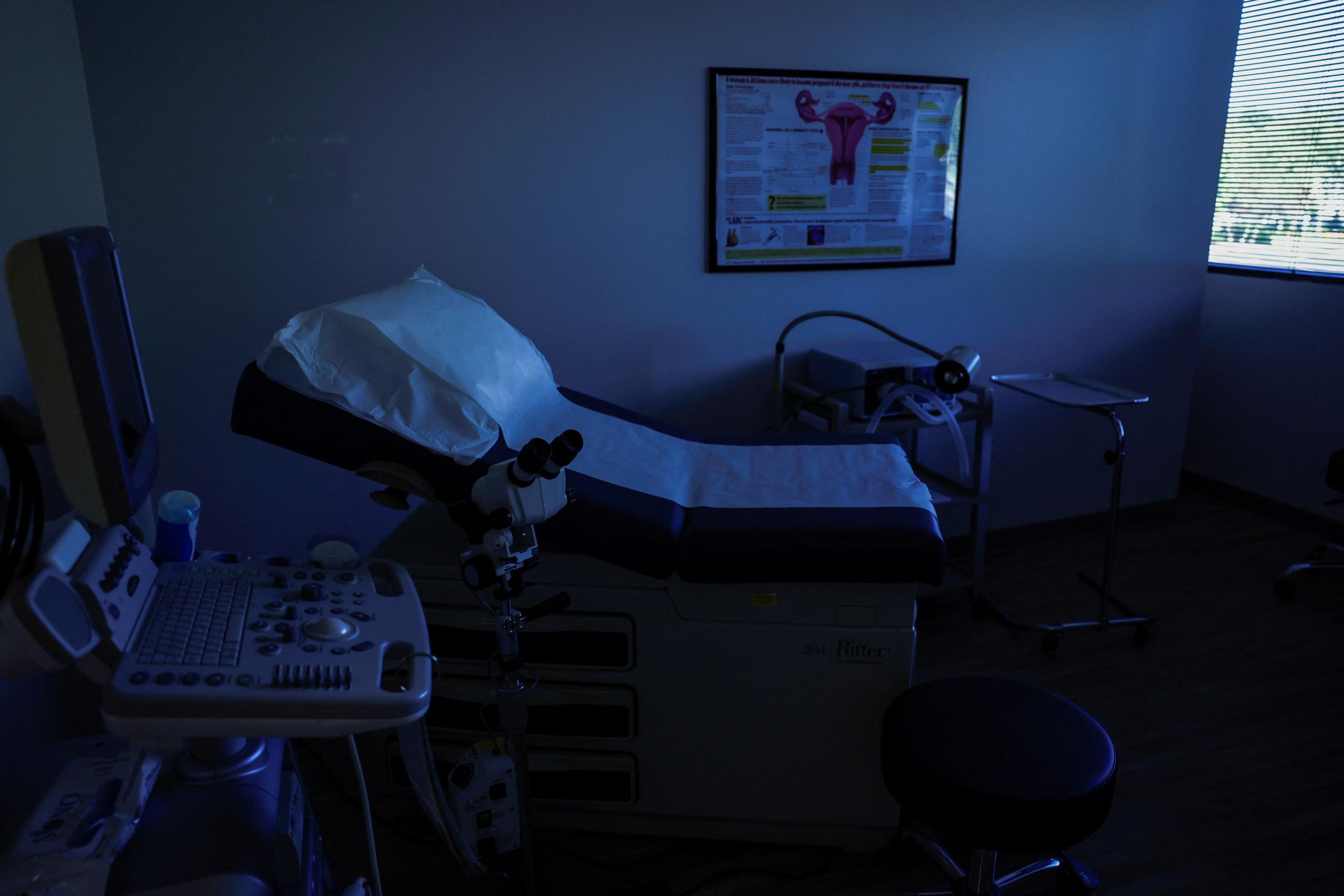 An exam room at Planned Parenthood Northland Center in Kansas City, Missouri, October 11, 2024.